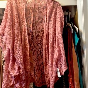 Never worn, still has tags ,  lacy cover up